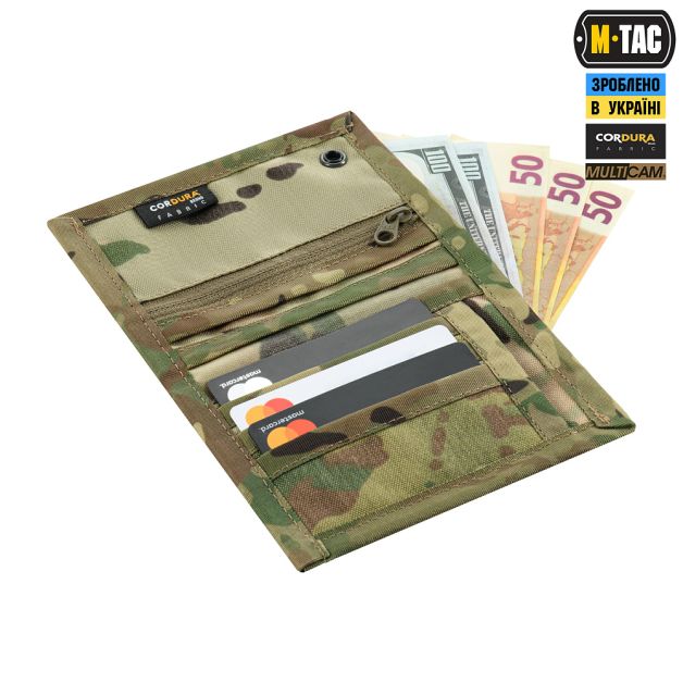 M-Tac кошелек Tactical Wallet Elite Multicam