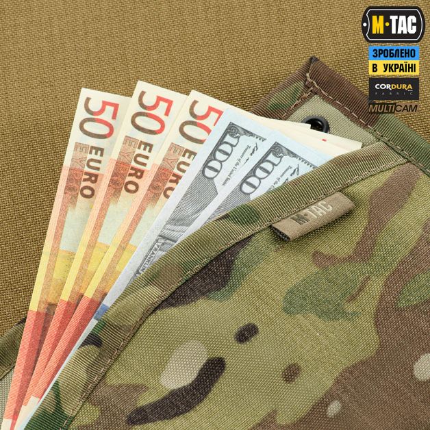 M-Tac кошелек Tactical Wallet Elite Multicam