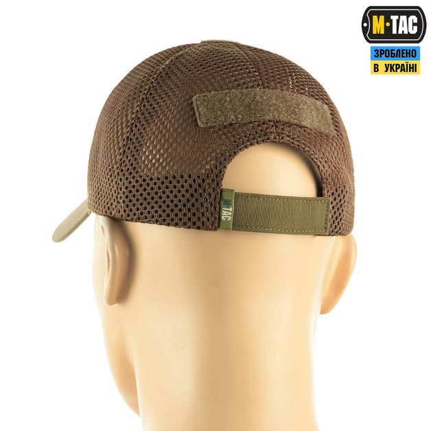 M-Tac бейсболка тактическая с сеткой Elite Flex Dark Olive