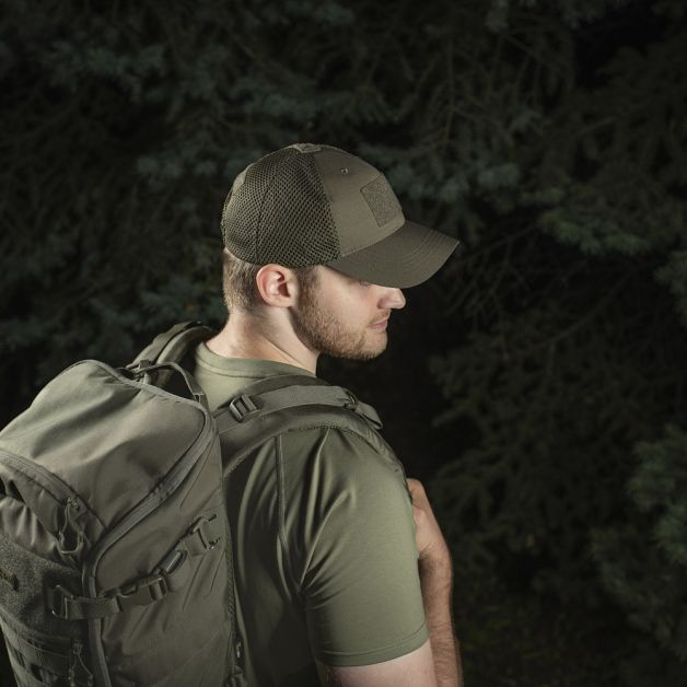 M-Tac бейсболка тактическая с сеткой Elite Flex Dark Olive