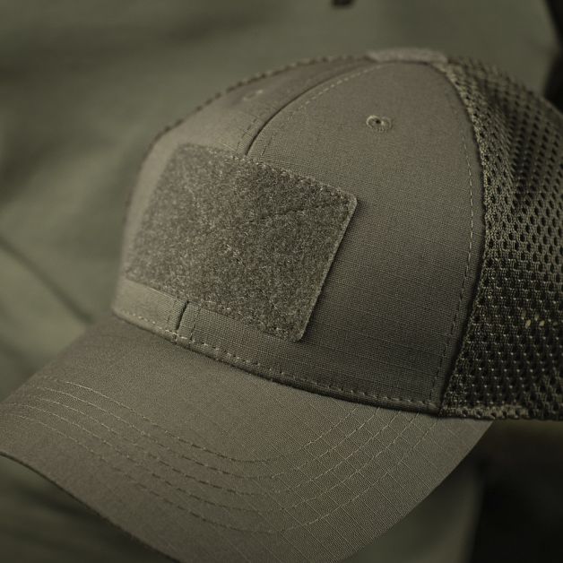 M-Tac бейсболка тактическая с сеткой Elite Flex Dark Olive