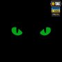 M-Tac нашивка Cat Eyes Laser Cut Black/Green/GID