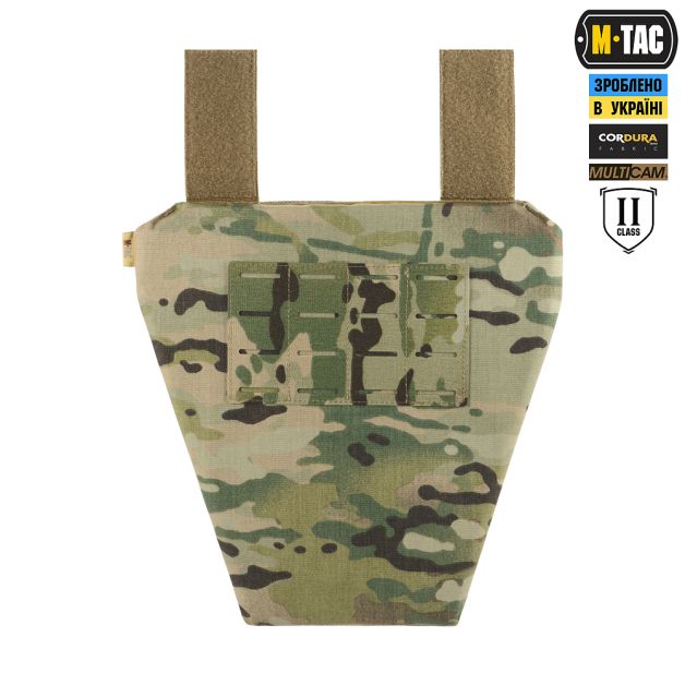 M-Tac фартук противоосколочный с баллистическим пакетом 2 класс Laser Cut Multicam