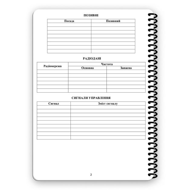 Ecopybook Tactical Блокнот командира батареи