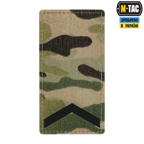 M-Tac погон на липучці старший солдат Multicam