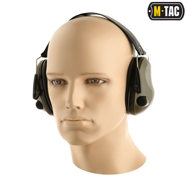 M-Tac наушники стрелковые активные Tactical 6S Olive