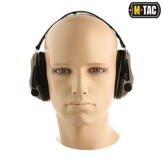 M-Tac наушники стрелковые активные Tactical 6S Olive