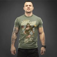SvaStone футболка Bone Saw Olive