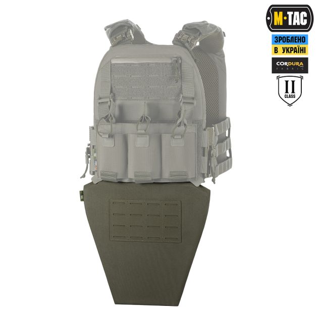M-Tac фартук противоосколочный с баллистическим пакетом 2 класс Laser Cut Ranger Green