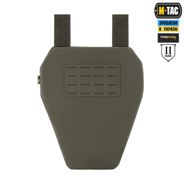 M-Tac фартук противоосколочный с баллистическим пакетом 2 класс Laser Cut XL Ranger Green