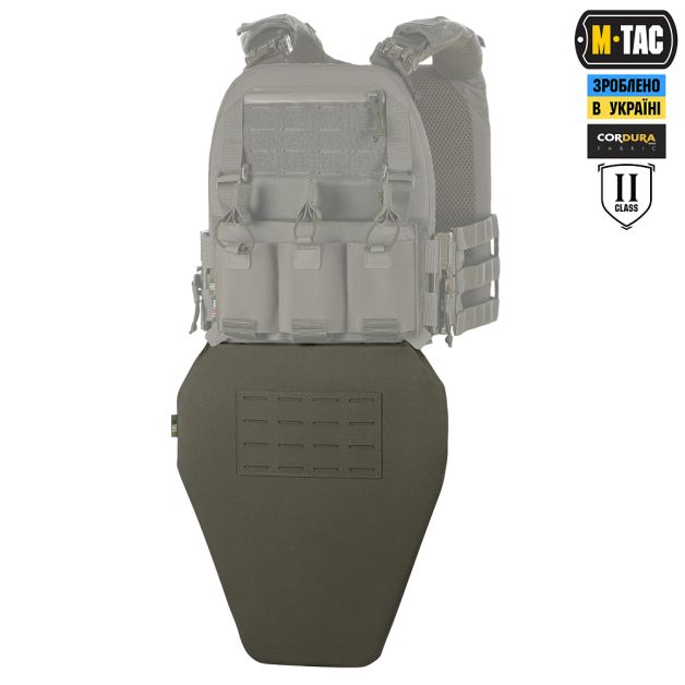 M-Tac фартук противоосколочный с баллистическим пакетом 2 класс Laser Cut XL Ranger Green