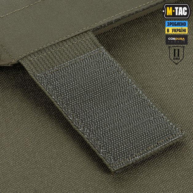 M-Tac фартук противоосколочный с баллистическим пакетом 2 класс Laser Cut XL Ranger Green
