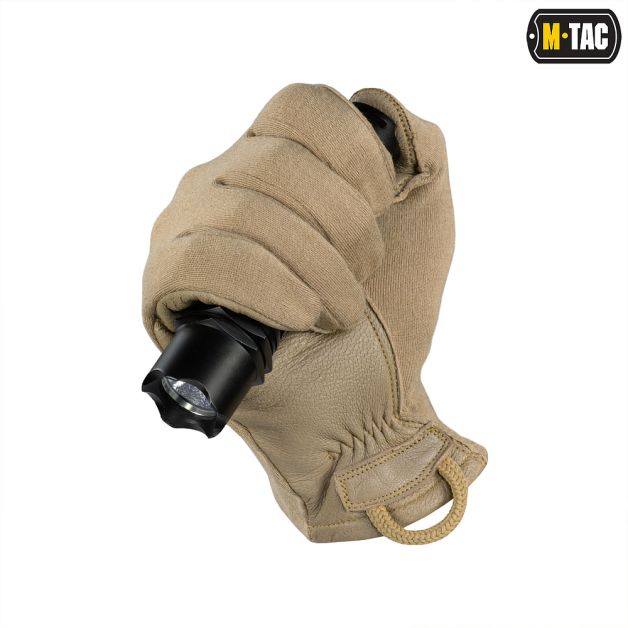 M-Tac перчатки Nomex Sport Leather Coyote