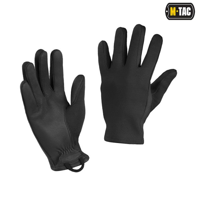 M-Tac перчатки Nomex Sport Leather Black