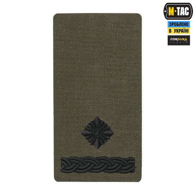 M-Tac погон на липучці Майор (вишивка) Ranger Green