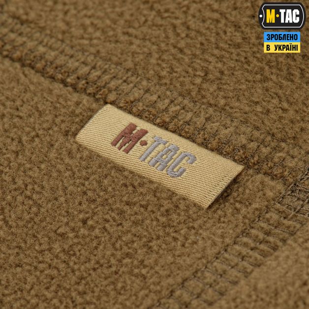 M-Tac шарф-труба анатомический с затяжкой Elite флис (320г/м2) Coyote Brown