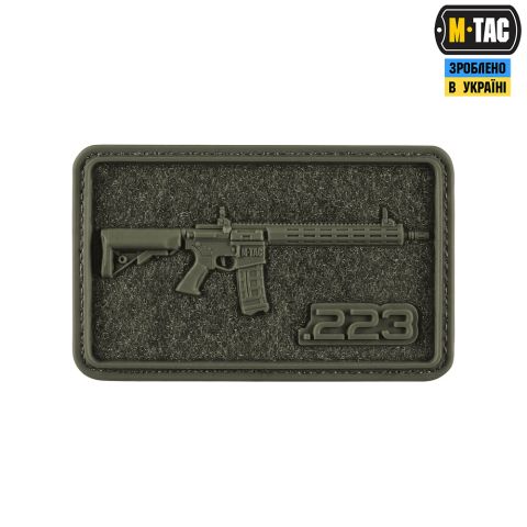 M-Tac нашивка AR-15 Velcro/PVC Ranger Green