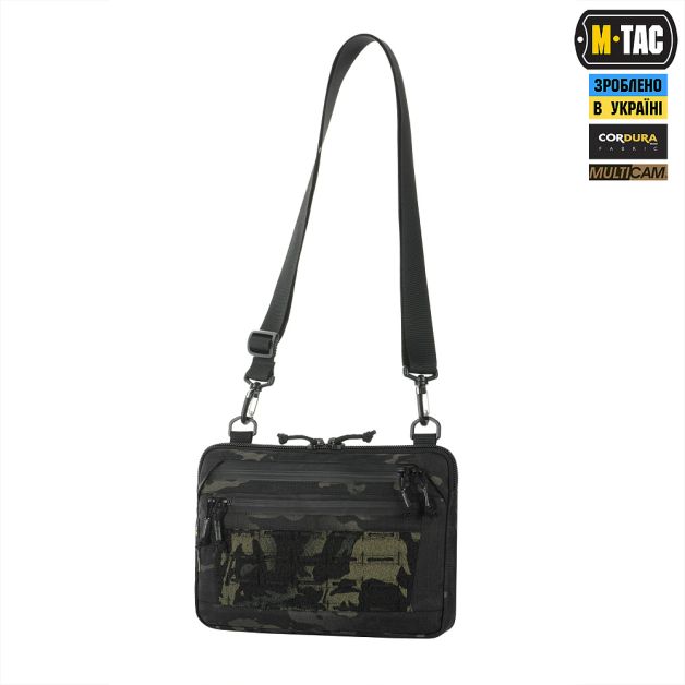 M-Tac сумка Admin Bag Medium Elite с липучкой Multicam Black/Black