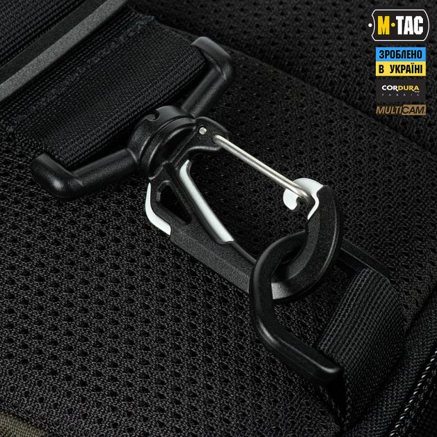 M-Tac сумка Admin Bag Medium Elite с липучкой Multicam Black/Black