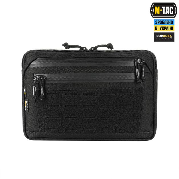 M-Tac сумка Admin Bag Medium Elite с липучкой Hex Black
