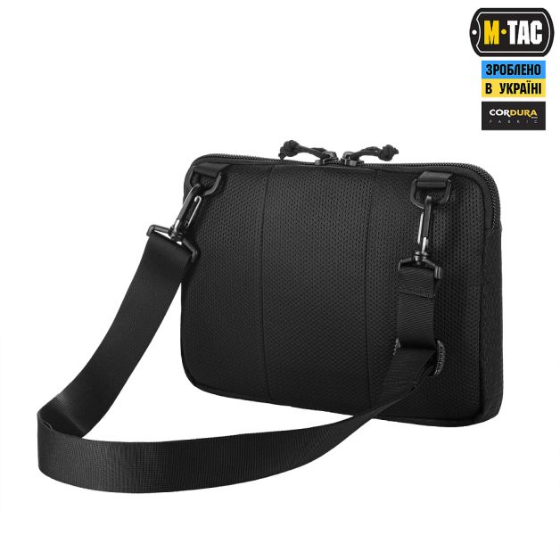 M-Tac сумка Admin Bag Medium Elite с липучкой Hex Black