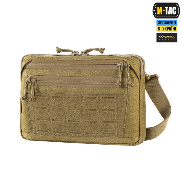 M-Tac сумка Admin Bag Medium Elite с липучкой Hex Coyote