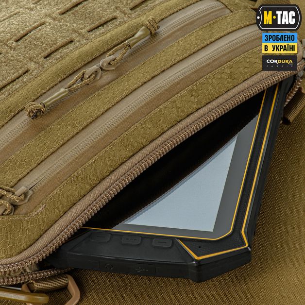 M-Tac сумка Admin Bag Medium Elite с липучкой Hex Coyote
