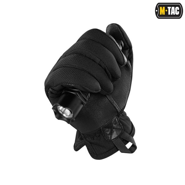 M-Tac перчатки Scout Tactical Mk.2 кожаные Black