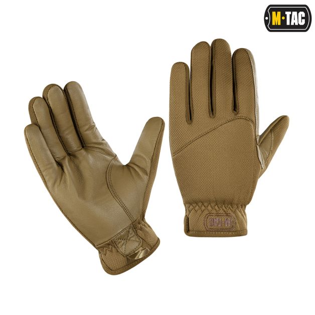 M-Tac перчатки Scout Tactical Mk.2 кожаные Coyote