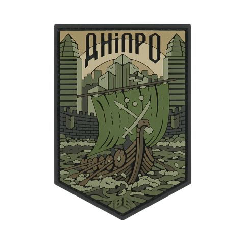 Brand Element нашивка Дніпро PVC Olive