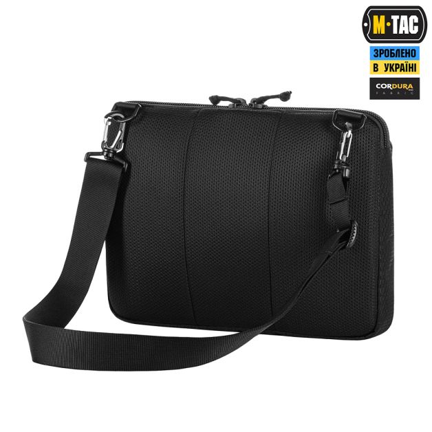 M-Tac сумка Admin Bag Large Elite с липучкой Hex Black