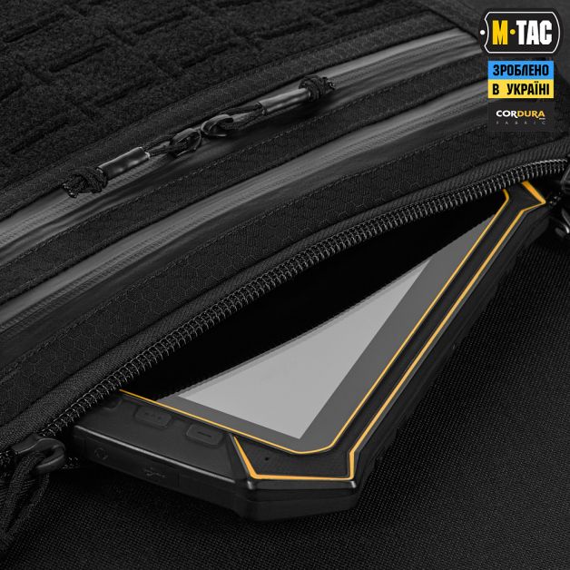 M-Tac сумка Admin Bag Large Elite с липучкой Hex Black