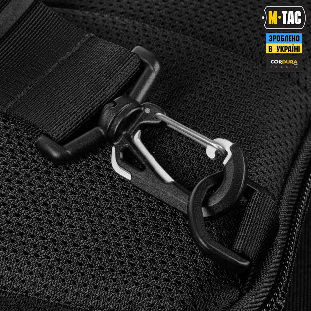 M-Tac сумка Admin Bag Large Elite с липучкой Hex Black