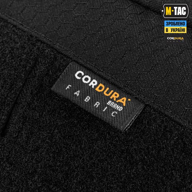 M-Tac сумка Admin Bag Large Elite с липучкой Hex Black