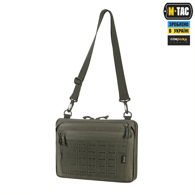M-Tac сумка Admin Bag Large Elite с липучкой Hex Ranger Green