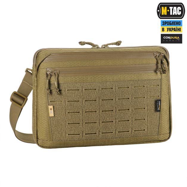 M-Tac сумка Admin Bag Large Elite с липучкой Hex Coyote
