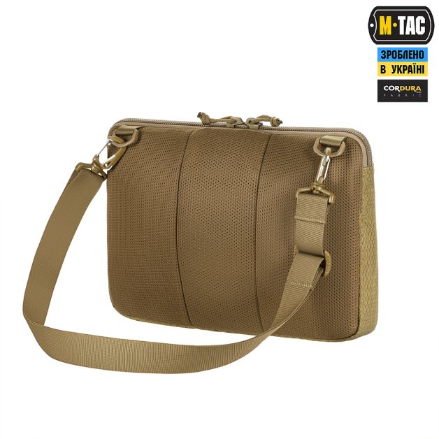 M-Tac сумка Admin Bag Large Elite с липучкой Hex Coyote