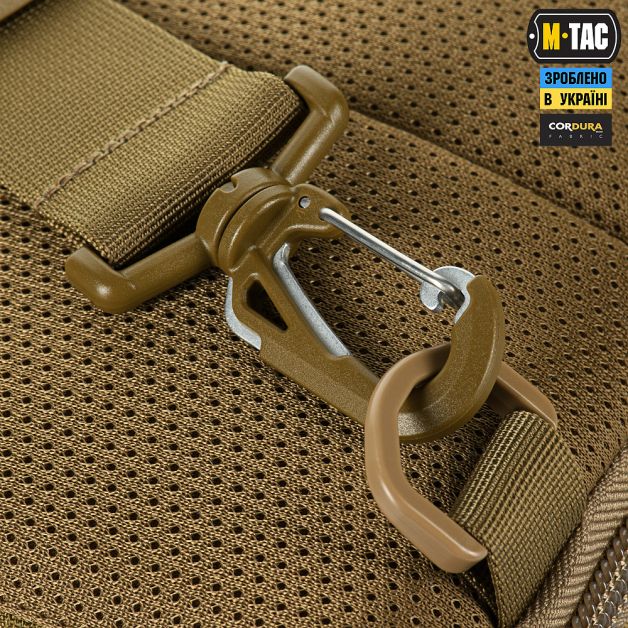 M-Tac сумка Admin Bag Large Elite с липучкой Hex Coyote