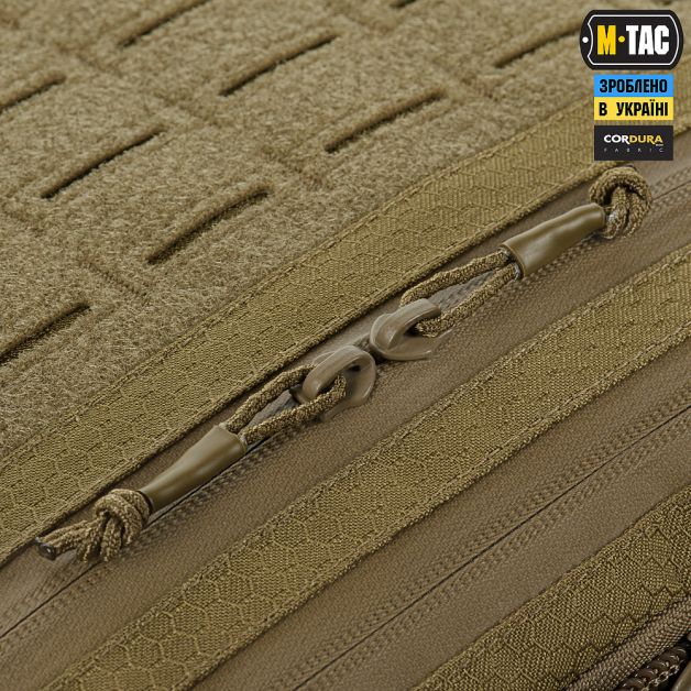M-Tac сумка Admin Bag Large Elite с липучкой Hex Coyote