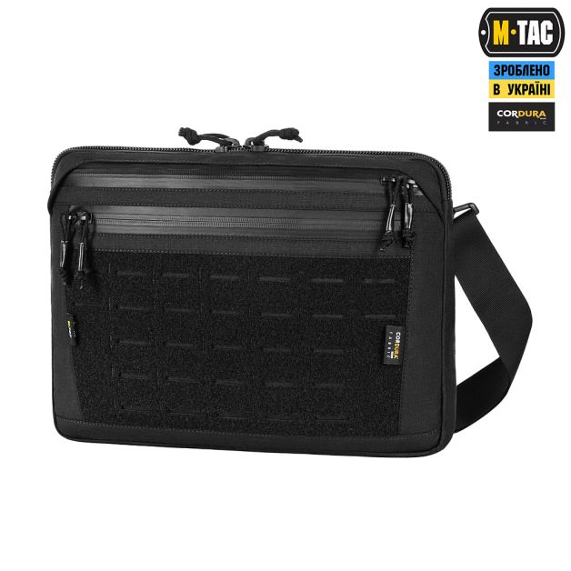 M-Tac сумка Admin Bag Large Elite с липучкой Black