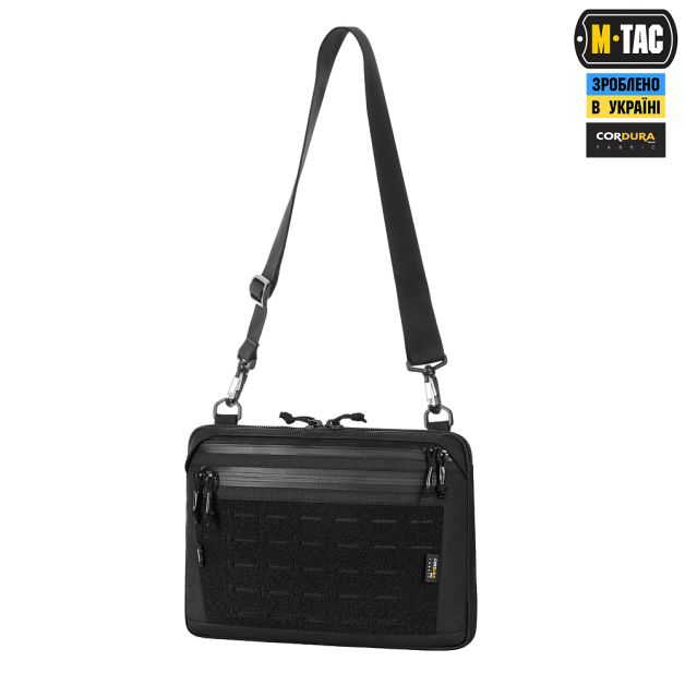 M-Tac сумка Admin Bag Large Elite с липучкой Black
