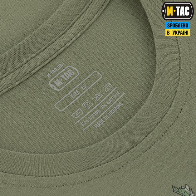 M-Tac футболка Тризуб калина camo Light Olive