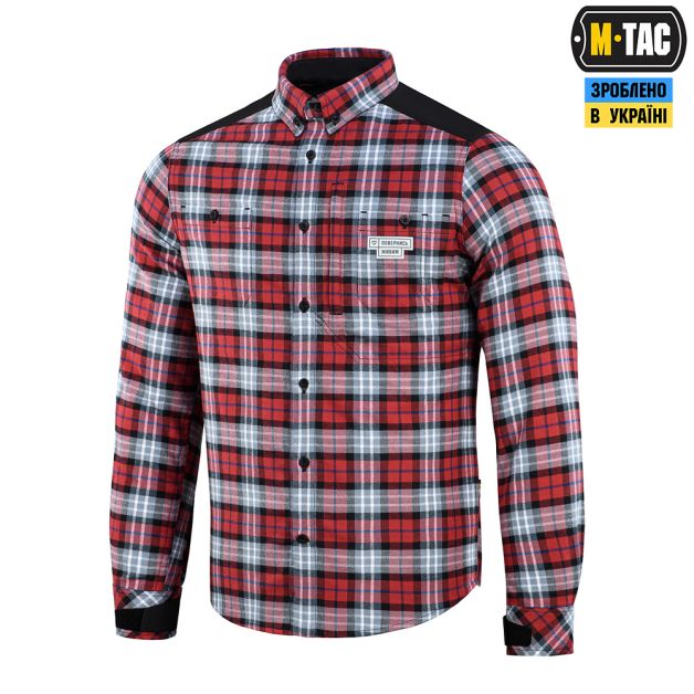 M-Tac рубашка Redneck Cotton Shirt Повернись Живим Red