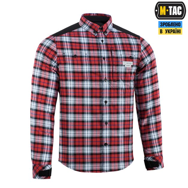 M-Tac рубашка Redneck Cotton Shirt Повернись Живим Red