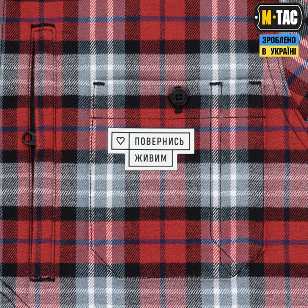 M-Tac рубашка Redneck Cotton Shirt Повернись Живим Red