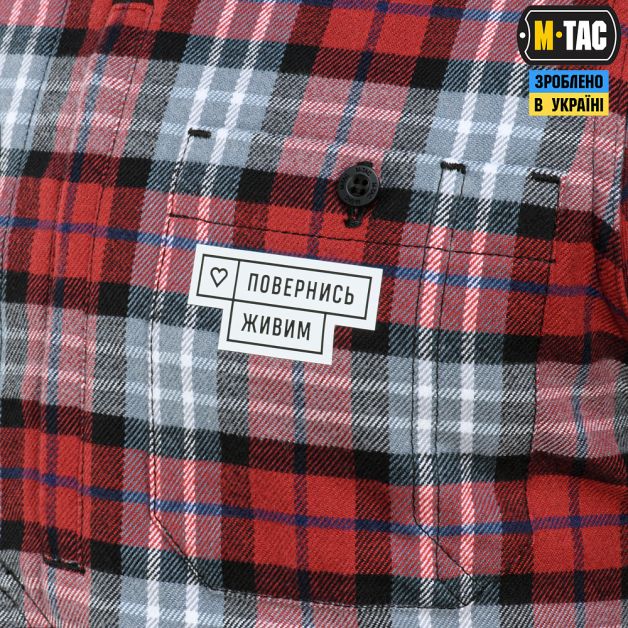 M-Tac рубашка Redneck Cotton Shirt Повернись Живим Red