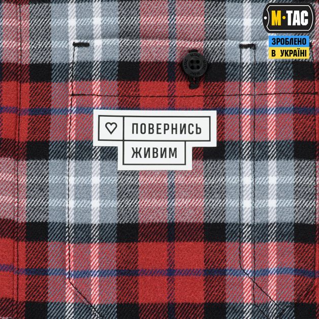 M-Tac рубашка Redneck Cotton Shirt Повернись Живим Red