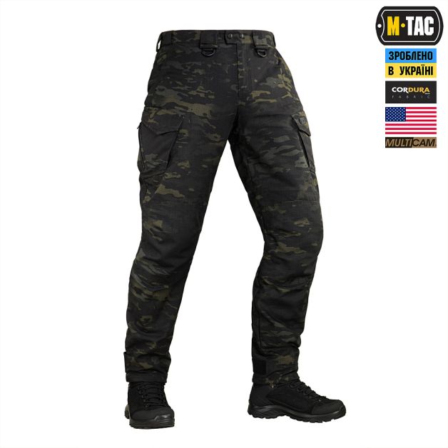 M-Tac брюки Aggressor Elite NYCO Extreme Multicam Black