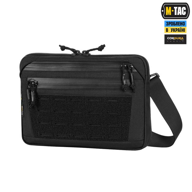 M-Tac сумка Admin Bag Medium Elite с липучкой Black