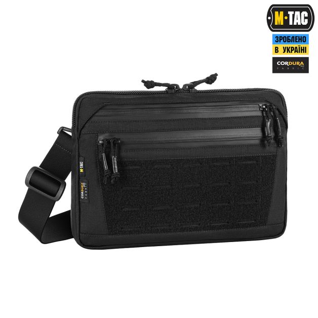 M-Tac сумка Admin Bag Medium Elite с липучкой Black